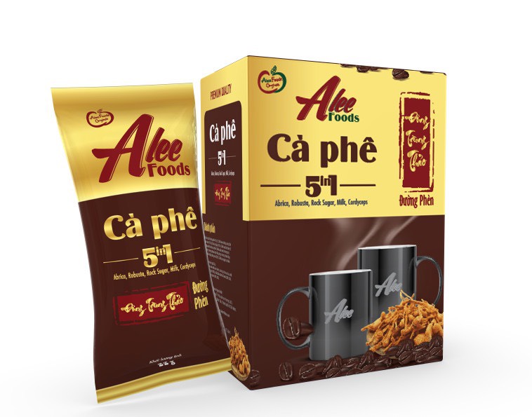 Cà Phê 5in1 Đường Phèn Đông Trùng Hạ Thảo