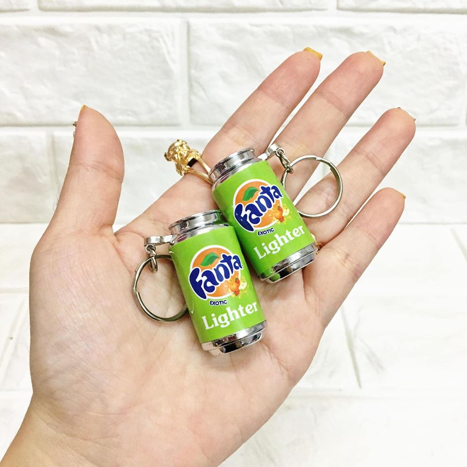 BẬT LỬA - MÓC KHÓA HÌNH LON FANTA- (XÀI GAS)