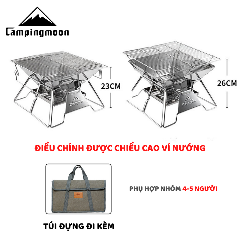 BẾP NƯỚNG DÃ NGOẠI, PICNIC CAMPINGMOON MT-2