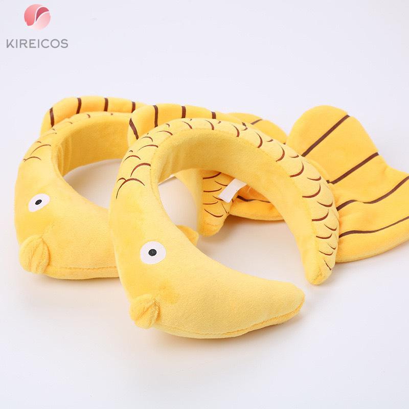 [HCM]Cài Tóc Rửa Mặt Trang Điểm Cá Chép Vàng 4D Dễ Thương