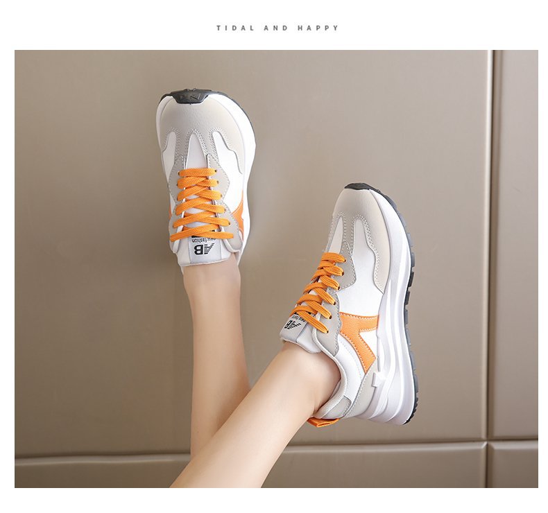 Giày nữ độn đế tăng 5cm chiều cao phong cách Hàn Quốc