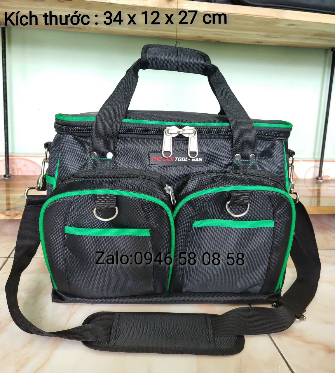 Túi đựng đồ nghề TGTB-GREEN 14inch