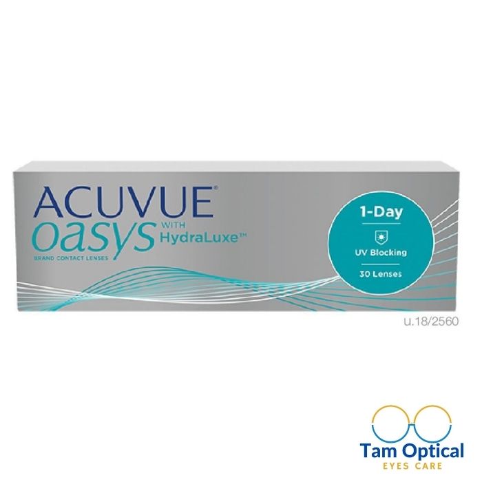 Contact lenses Acuvue Oasys 1-Day with hydraluxe technology (30 lenses)