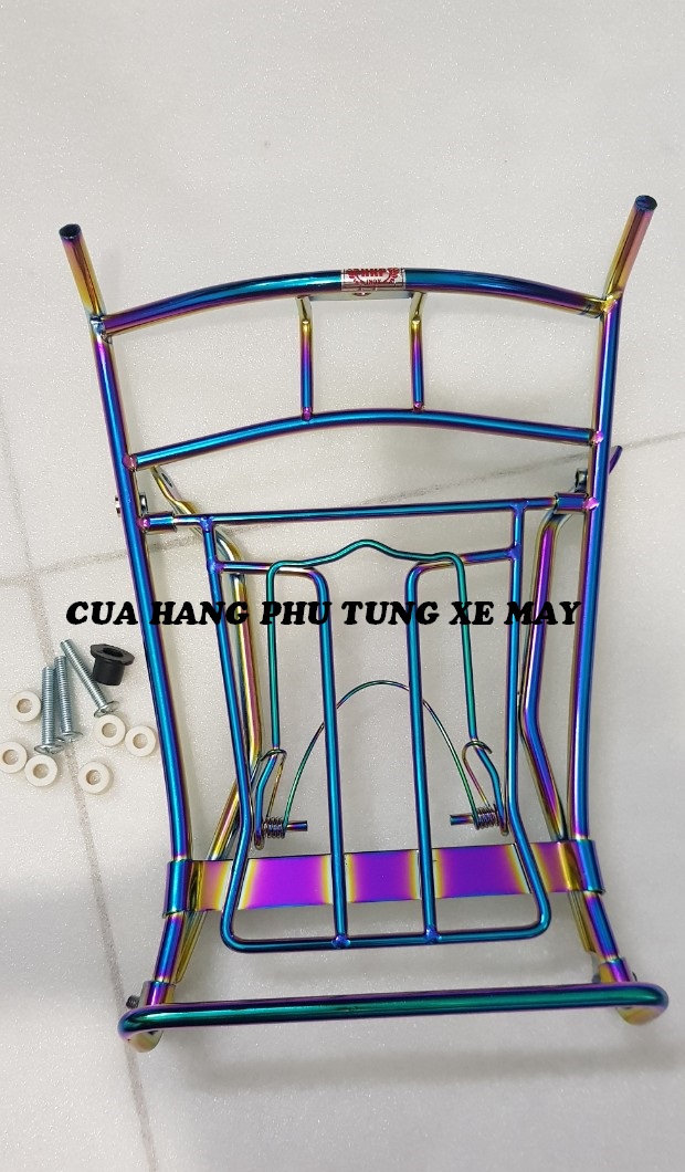 Baga giữa gắn xe AirBlade 2020 inox 10 li xi titan