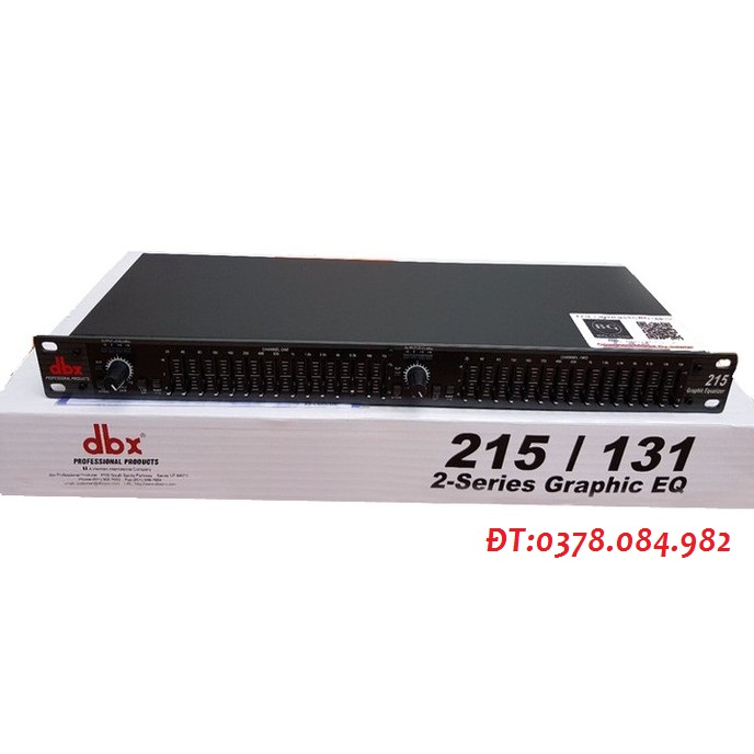 Lọc xì equalizer dbx 215 -TẶNG 2 dây canon