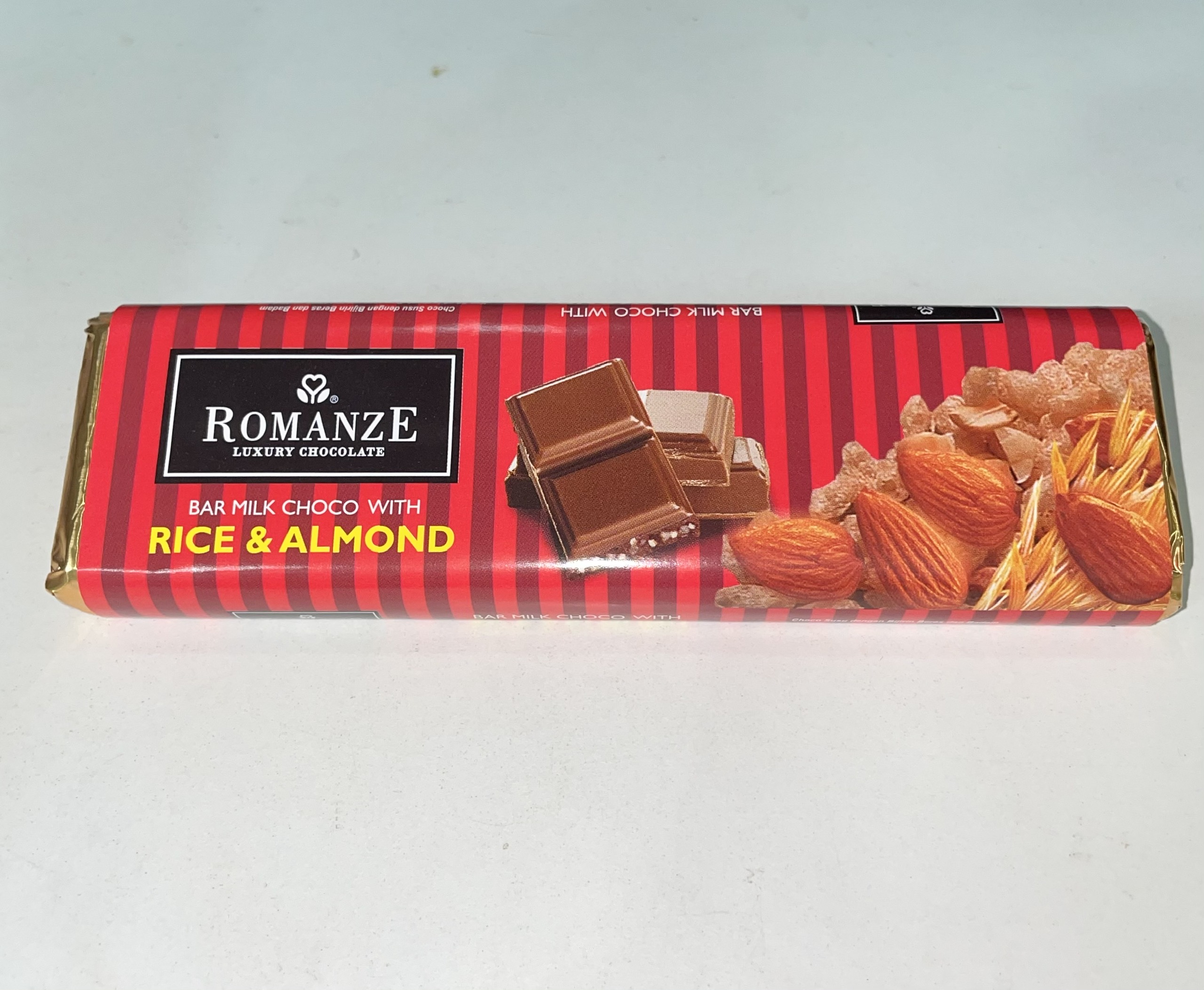 BÁO GIÁ KẸO SOCOLA ROMANZE HẠNH NHÂN VÀ NGŨ CỐC GẠO ĐỎ 70PCS X 7.5G | Shopee Lazada Sendo Tiki mới nhất 8 Sôcôla Romanze Luxury Chocolate Nhân Gạo và Hạnh Nhân Almond (Thanh 80g-đỏ)