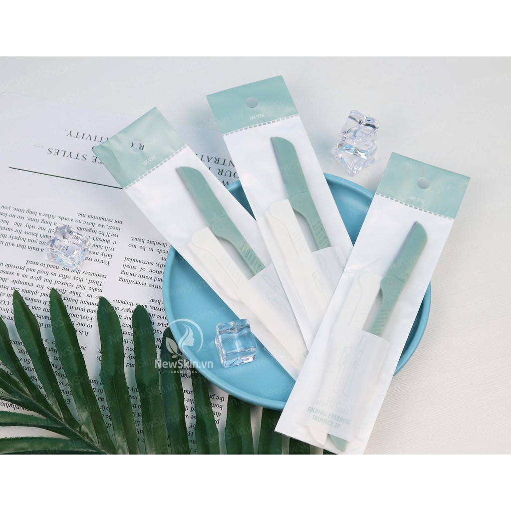 Bộ 2 Dao Cạo Lông Mày THE FACE SHOP Folding Eyebrow Trimmer
