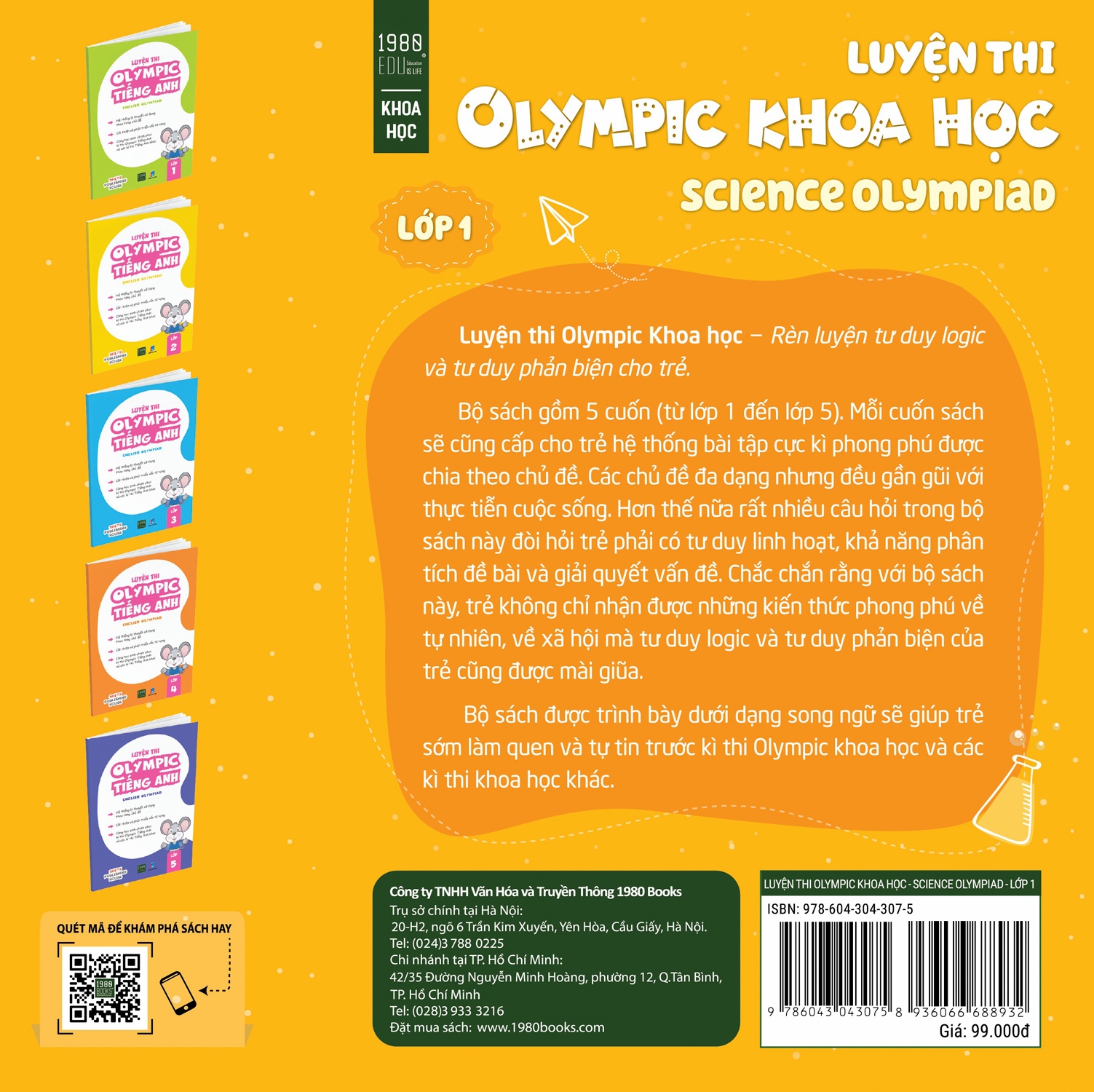 Luyện Thi Olympic Khoa Học Lớp 1 (1980BOOKS HCM)