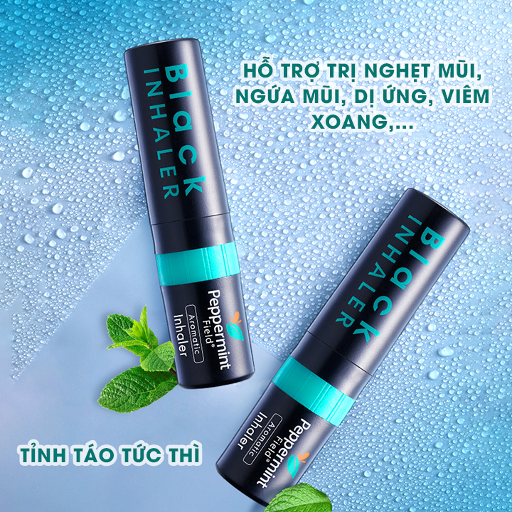 Ống hít thông mũi bạc hà Black Peppermint Field 2ml - date xa