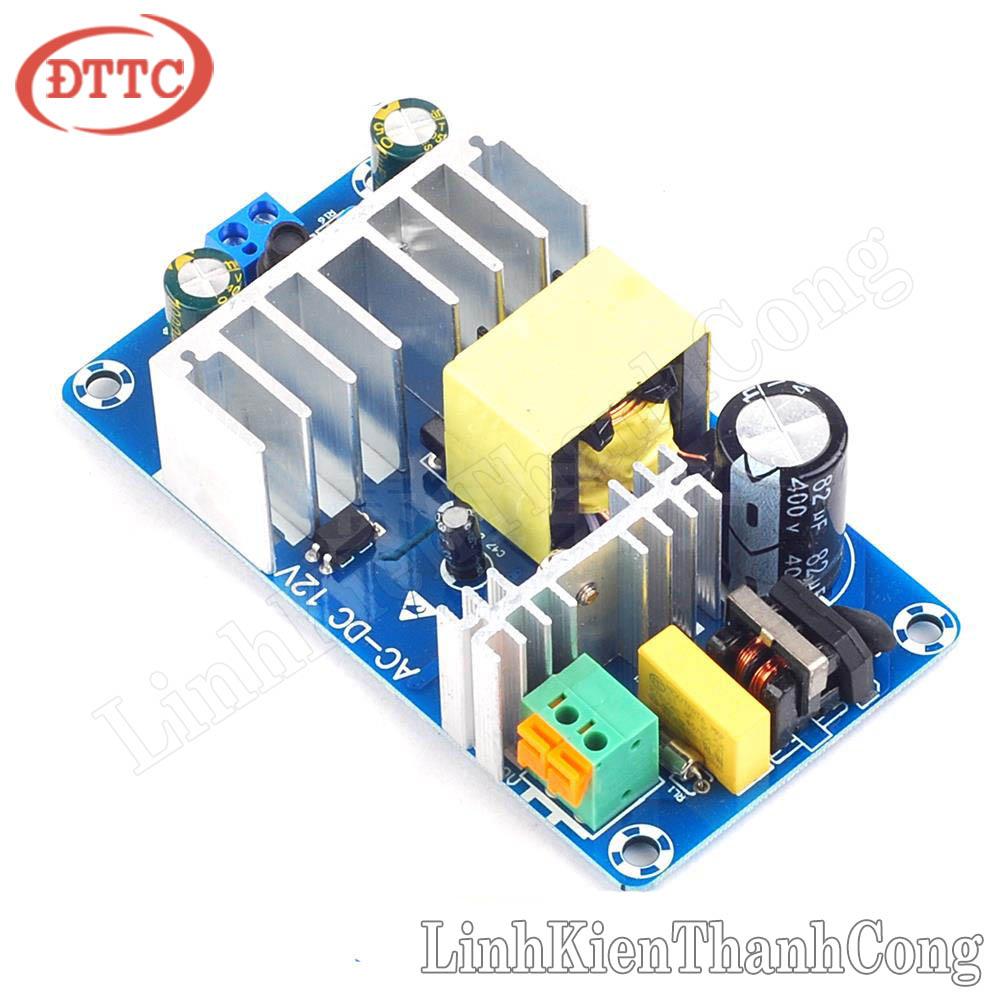 Mạch Nguồn Không Vỏ AC-DC 12V 8A
