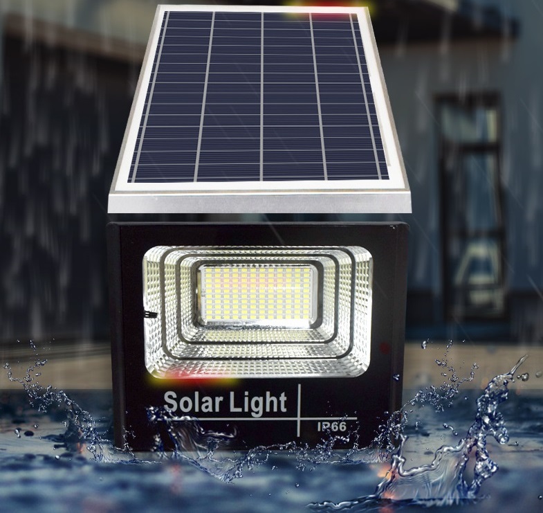 Đèn led pha năng lượng mặt trời 80w