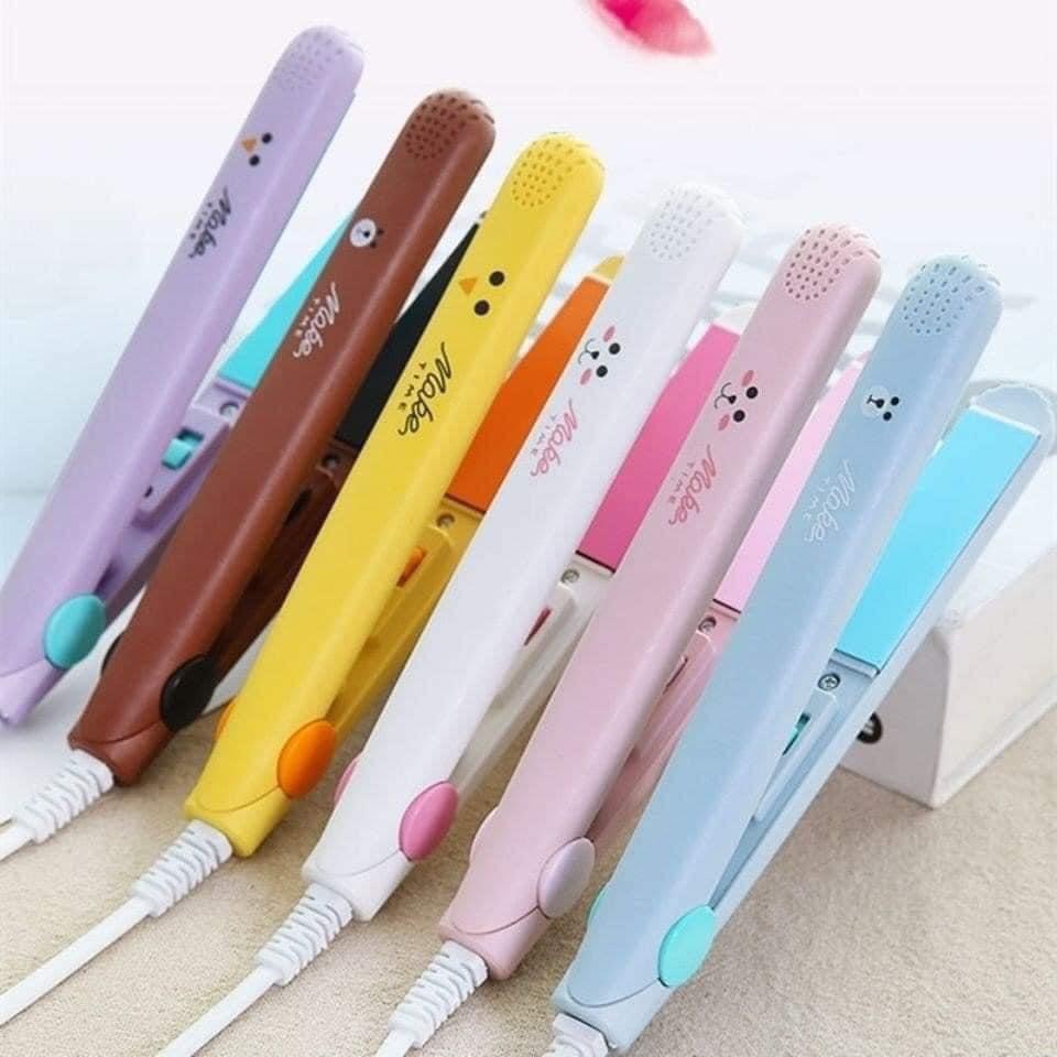 Máy Uốn Tóc Duỗi Tóc Mini Đa Năng, Máy Làm Tóc Mini, Máy Là Tóc Nhỏ Gọn