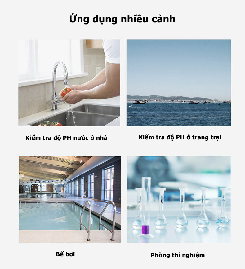 Bút Đo Độ pH, Máy Đo Độ pH Có Nút Chỉnh,Bút Đo PH-02 Kỹ Thuật Số LCD(đã được hiệu chuẩn)