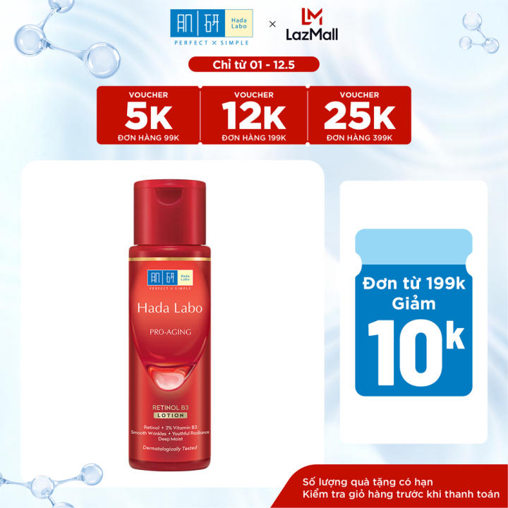 Dung dịch cải thiện lão hóa Hada Labo Pro-Aging Retinol B3 Lotion 170ml