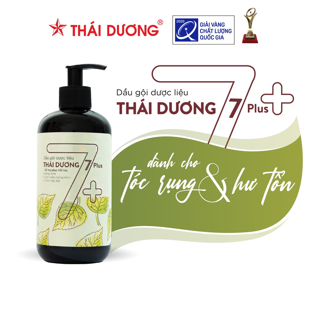Dầu gội Dược Liệu Thái Dương 7 plus+ 250ml