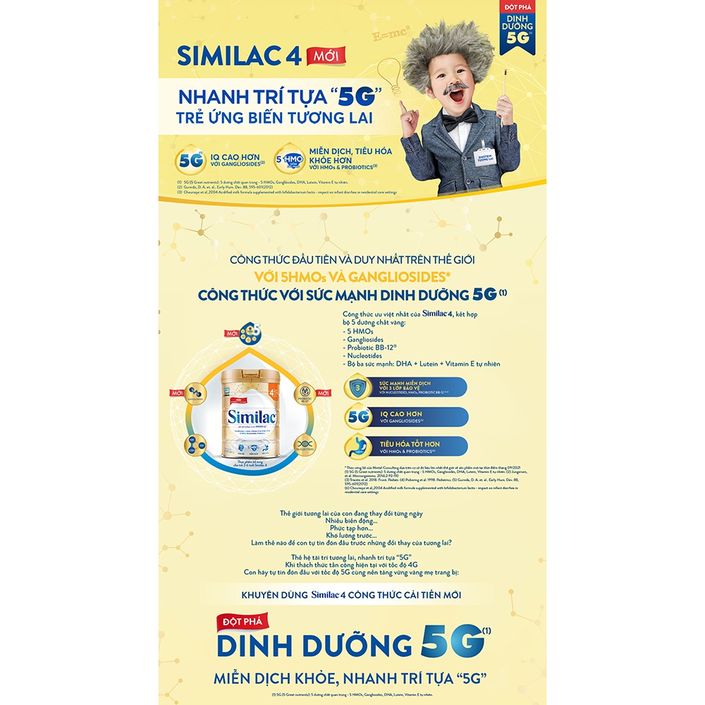 Sữa bột Similac 5G số 4 (900g)