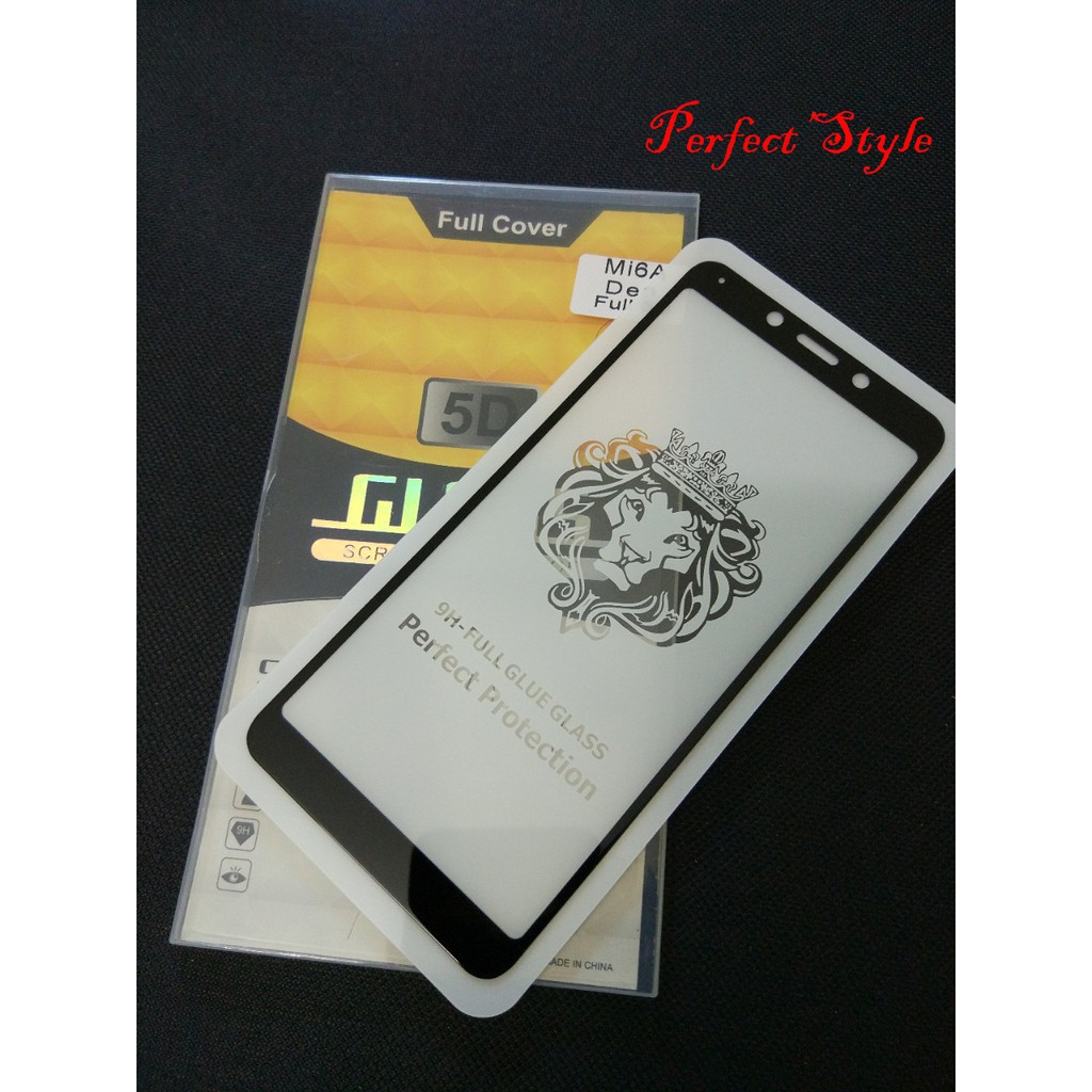 Kính Cường lực full màn 5D Xiaomi redmi 6A / redmi 6 full màn full keo không chấm liti