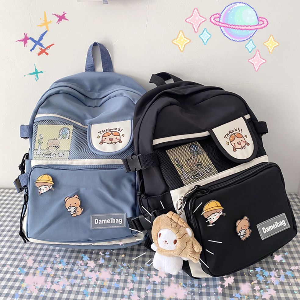 Balo nữ đi học laptop ulzzang balo giá rẻ balo thời trang đi học nam nữ Unisex