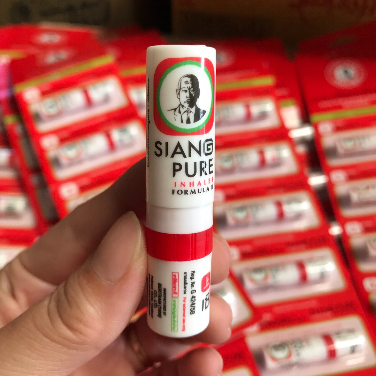 Ống hít thông mũi siang pure thái lan 2ml - oanh vũ