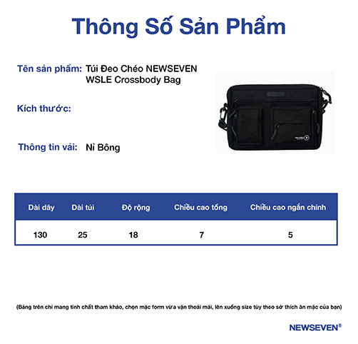 Túi Đeo Chéo NEWSEVEN WSLE Crossbody Bag