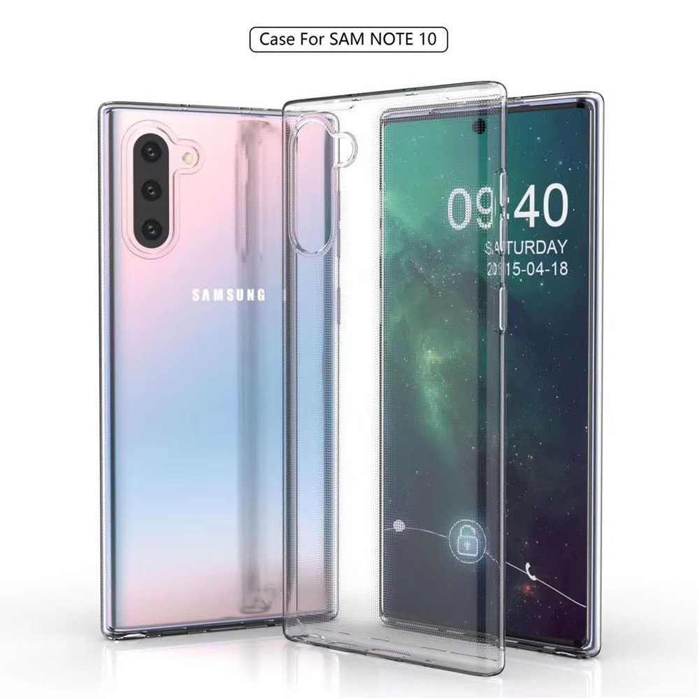 Ốp dẻo Samsung Note 10 (Loại đẹp, Trong suốt)