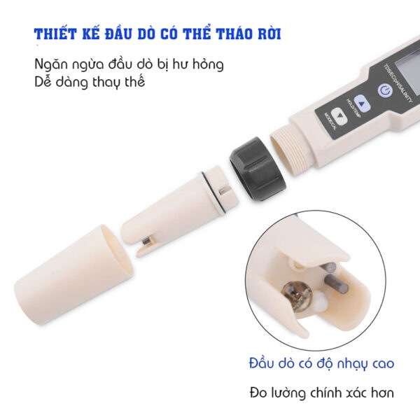[HCM]Bút Đo 5 Chức Năng (pH/Độ Mặn/EC/TDS/Nhiệt Độ) EZ-9909