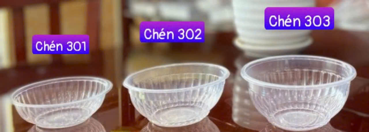 [HCM] Lốc 50c CHÉN ăn cơm, chén chấm, chén tương, 301, 302, 303. KHÔNG NẮP
