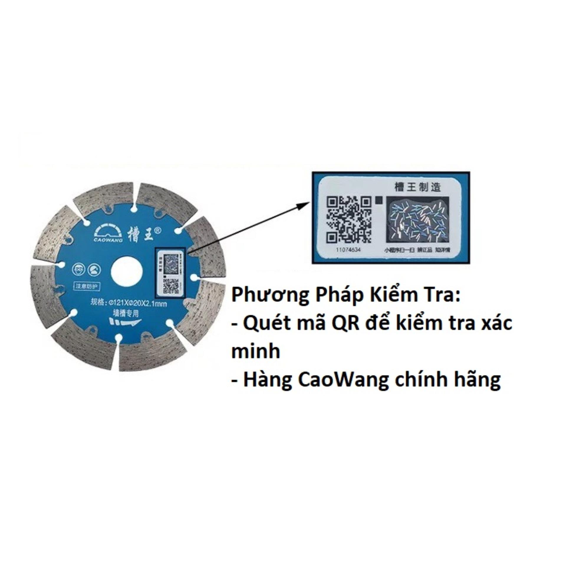 Lưỡi cắt rãnh tường Caowang Ø121 mm
