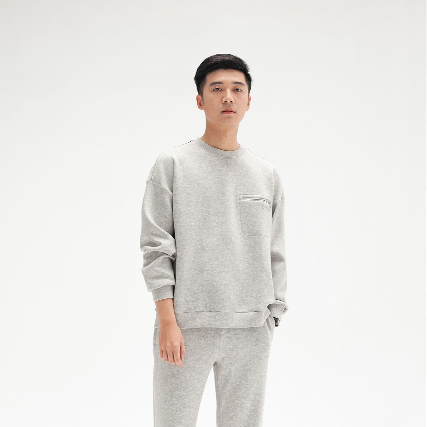 Áo sweater nỉ LOOK Soft Sweater