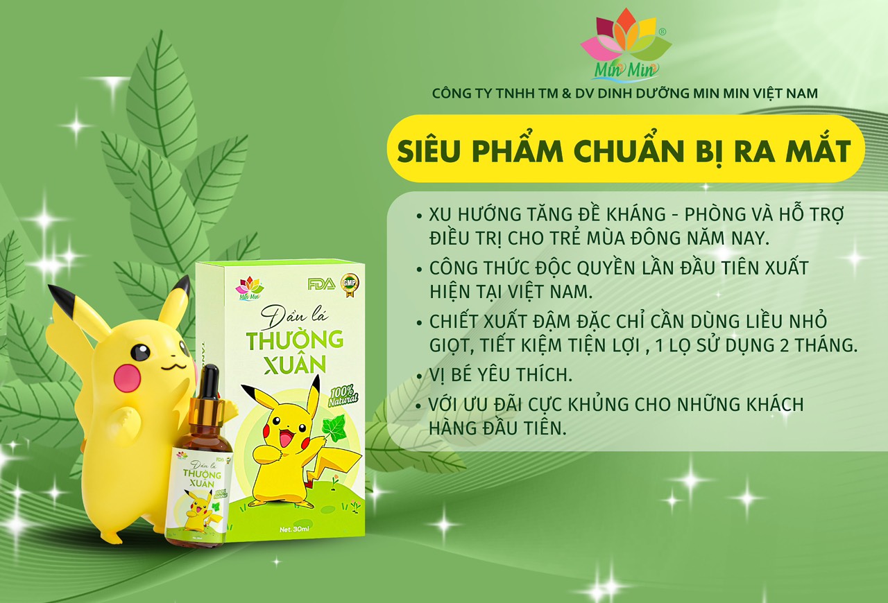 dầu lá thường xuân MinMin