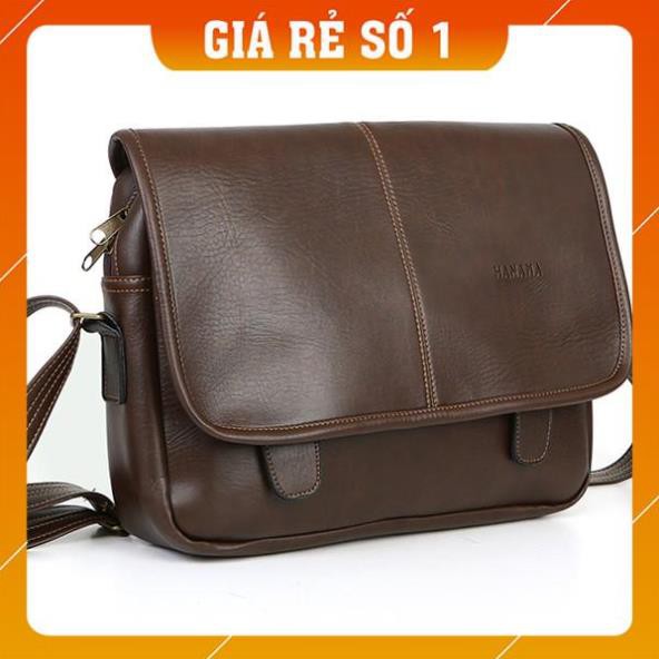 Cặp đeo chéo UNISEX cao cấp HANAMA DC290 -Túi Da