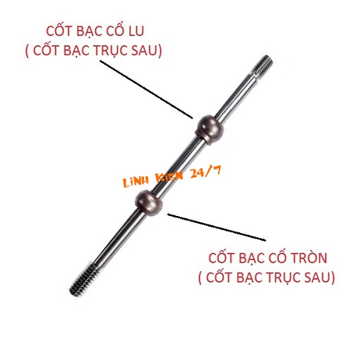 CẶP CỐT BẠC CHO TRỤC QUẠT 8MM