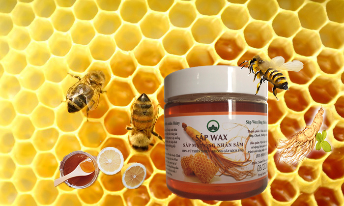 Sáp Wax Lông Nhân Sâm Shiny (tặng kèm giấy wax+que gạt)