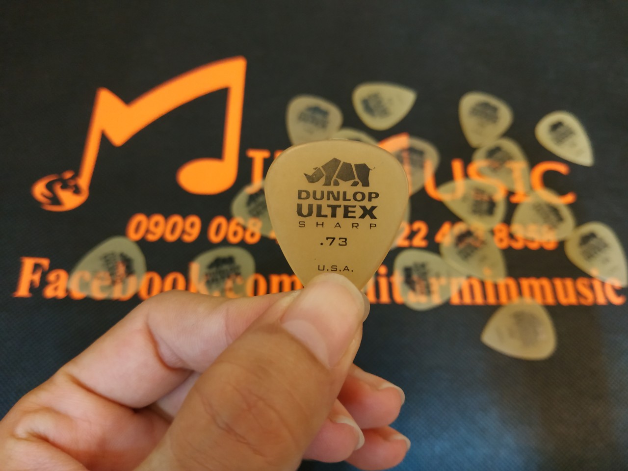 Set 3 Pick gảy Guitar Dunlop Ultex ngẫu nhiên