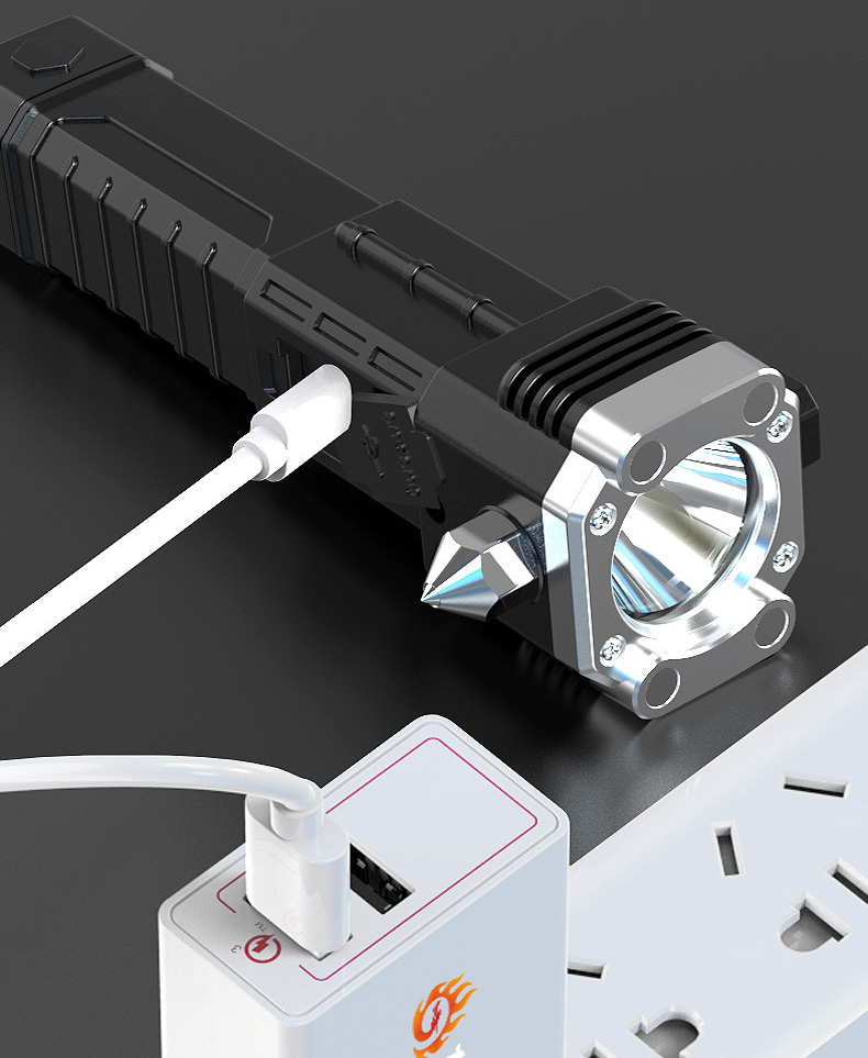 Búa Đèn Pin LED 4in1 Đa Năng Torch đa năng