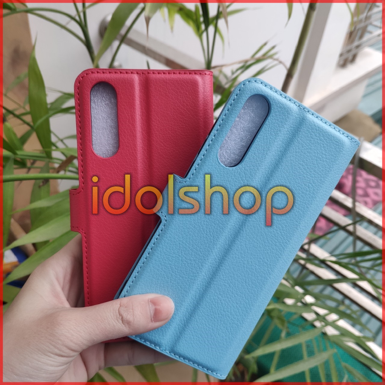 Bao da điện thoại Vsmart Live (Đỏ)