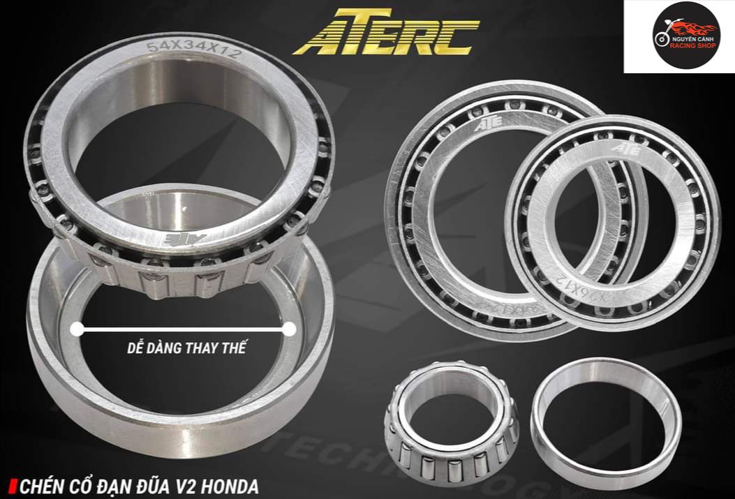 Chén cổ đạn đũa V2 honda ATE, gắn xe máy