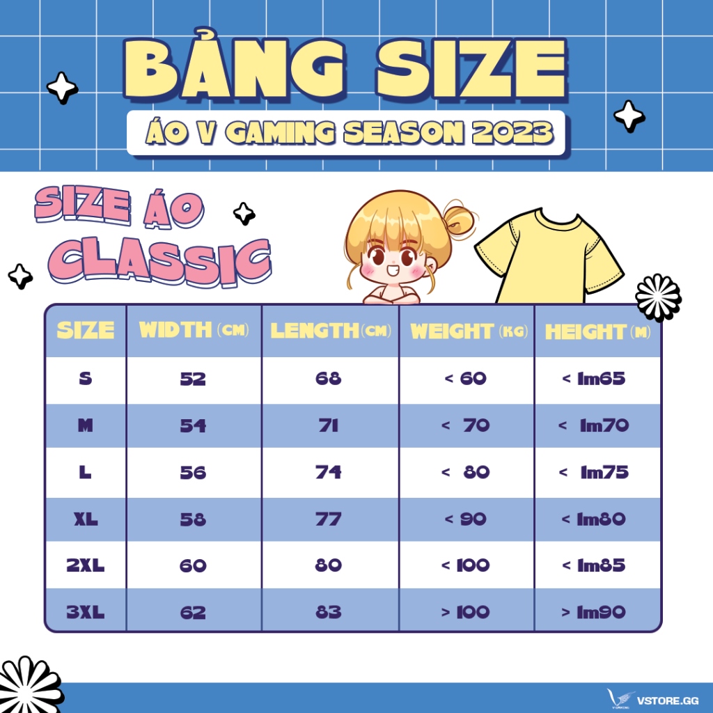 Áo thun đội tuyển V Gaming siêu quậy  Cổ chữ V