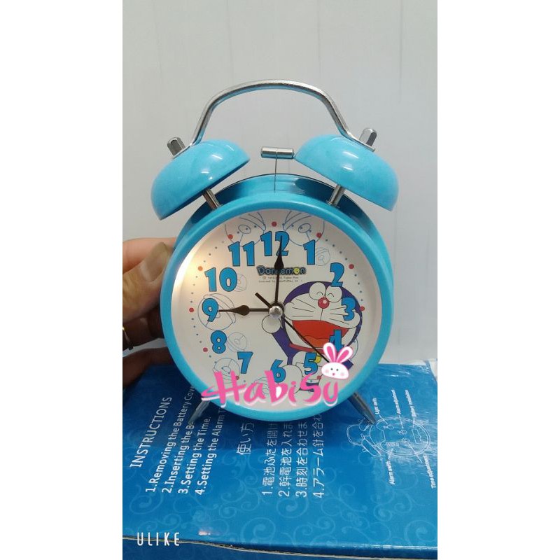 Đồng hồ báo thức để bàn Doremon