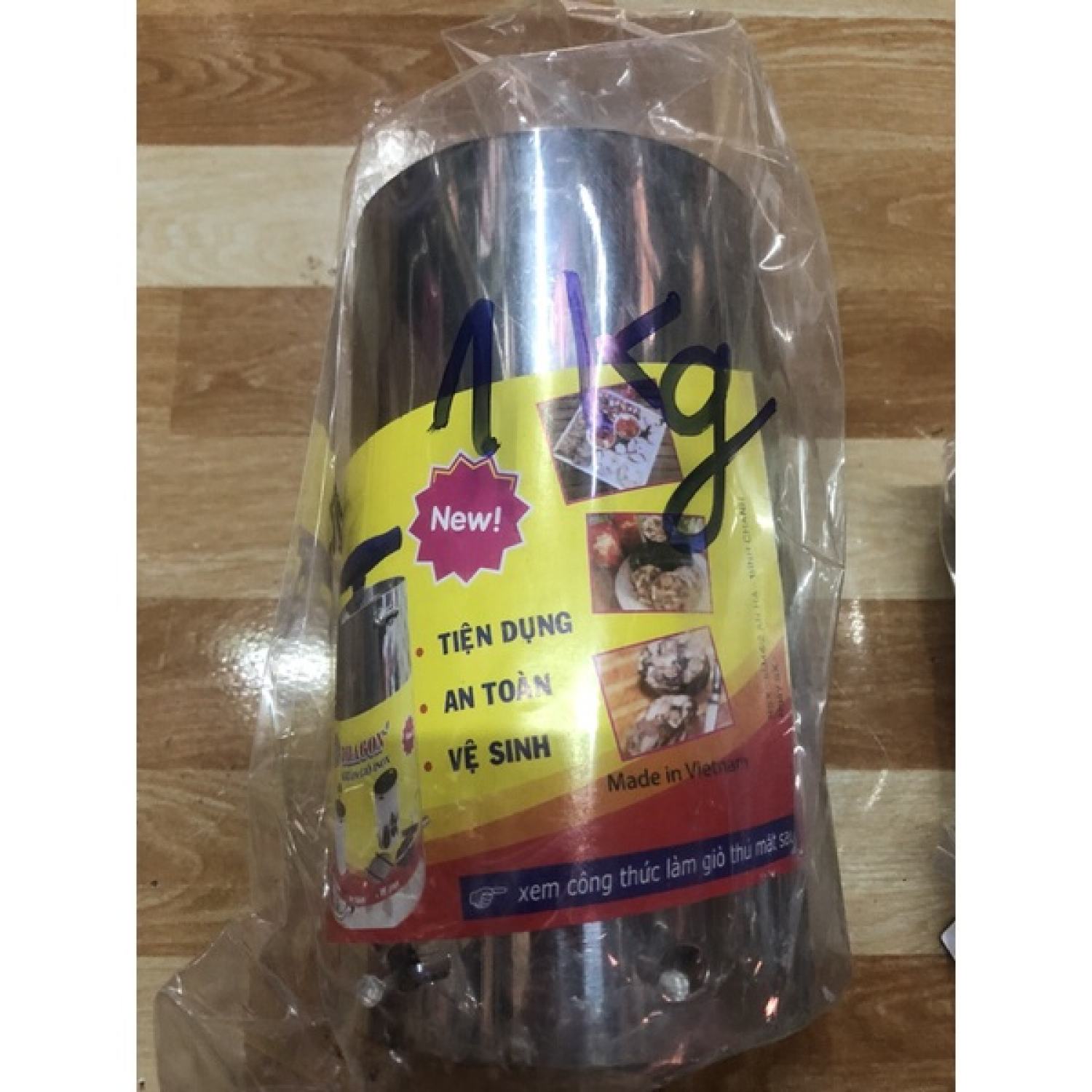 Khuôn giò 1kg 0.5kg 2kg inox 304 lᴏại 1 xịn dày khuôn làm giò chả