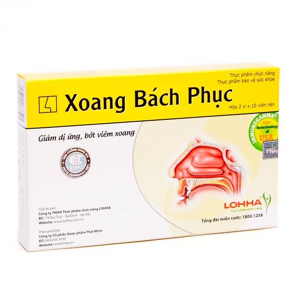 [HCM]XOANG BÁCH PHỤC - Giảm Dị Ứng  Bớt Viêm Xoang