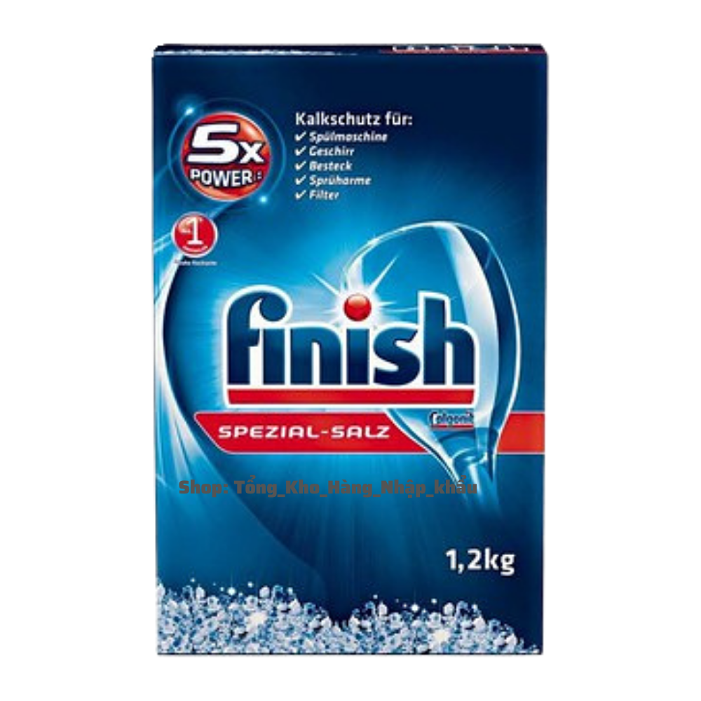 Muối rửa bát Finish 1.2kg - Chính Hãng