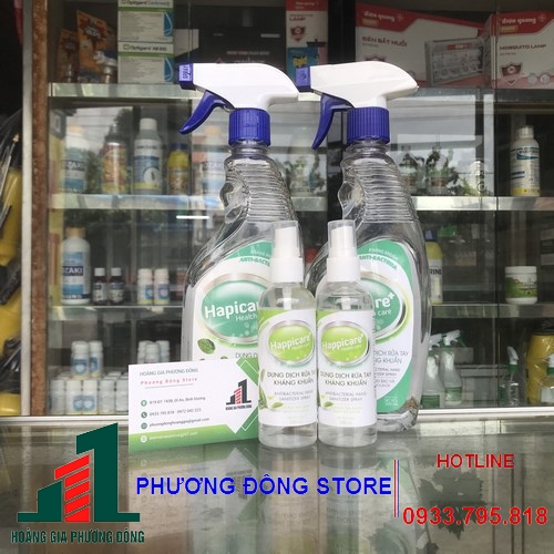 Dung dịch rửa tay sát khuẩn hapicare - Chai 100ml