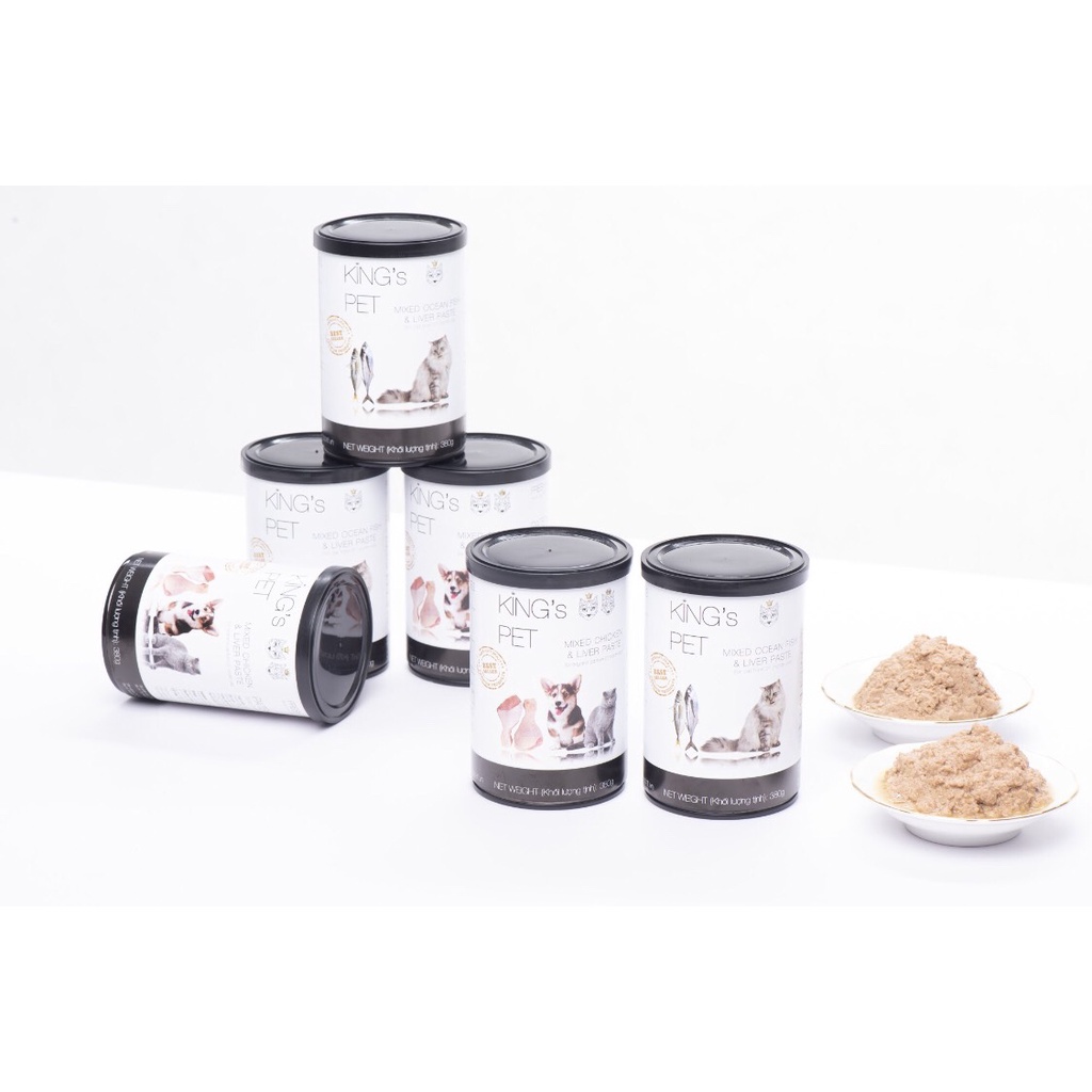 Pate King's Pet cho Chó Mèo 380g