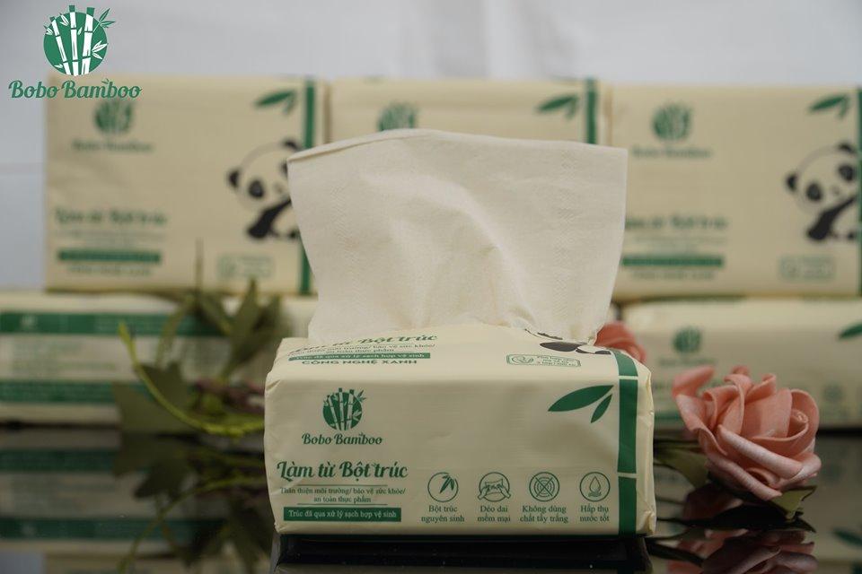 02 Gói Giấy Ăn Cao Cấp Bobo Bamboo