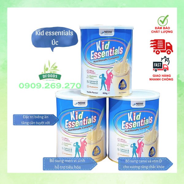 [HCM]Sữa Kid Essentials Nestle Cho Trẻ Biếng Ăn 800G (1-10 tuổi)