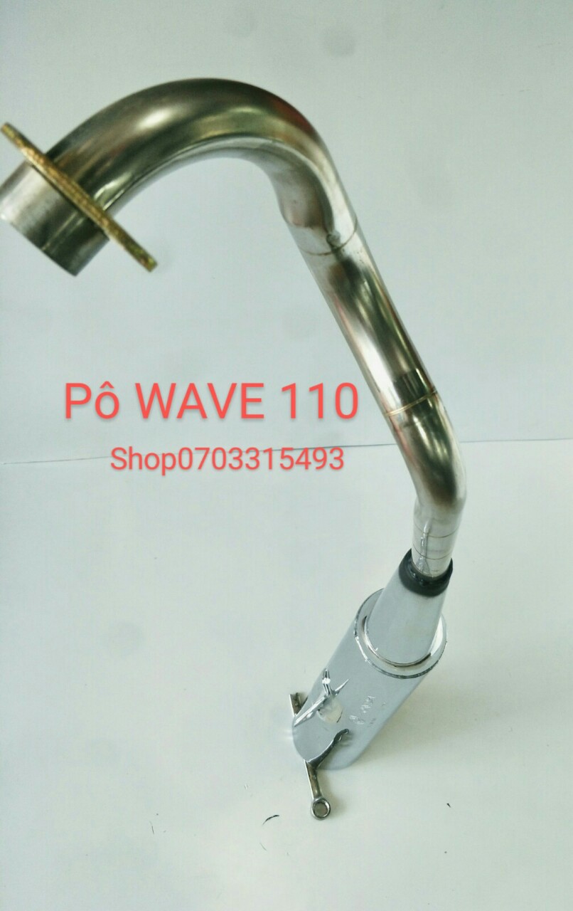[HCM]Pô hơi WAVE 110 móc nỉ nổ ấm cổ inox