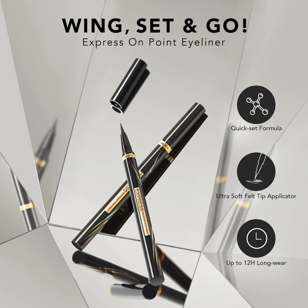[CHÚ Ý XẢ KHO DATE 03/09/2024] Kẻ mắt nước YOU Express On Point Eyeliner #01 BLACK 0.5ml