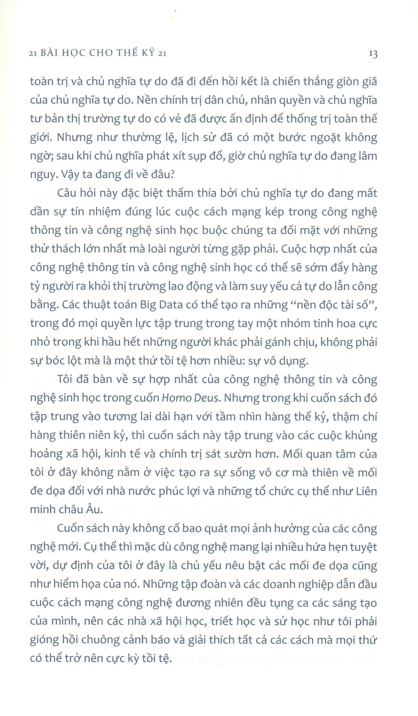 21 Bài Học Cho Thế Kỉ