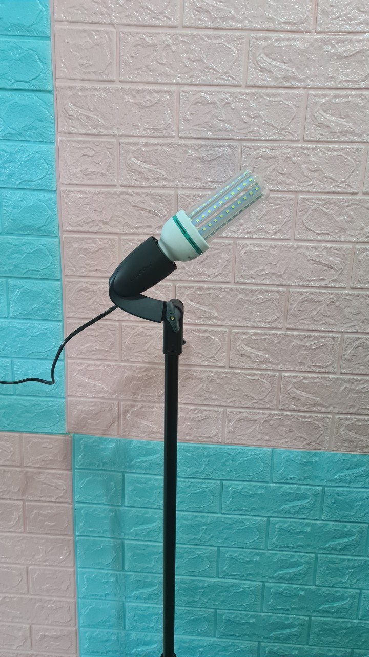 CHUÔI ĐÈN E27 VÀ CHÂN ĐỨNG 2M STUDIO ,CHỤP HÌNH HỖ TRỢ ÁNH SÁNG (Không bóng đèn)